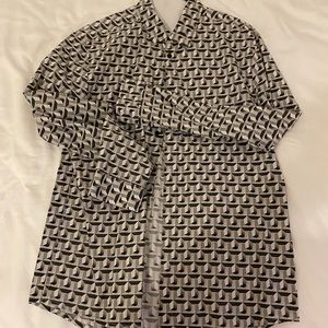 Geometric button up shirt